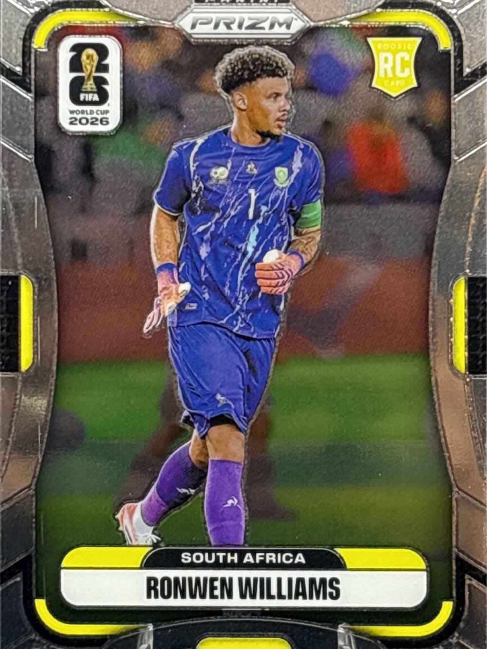 Panini Ronwen Williams Rookie Soccer Card